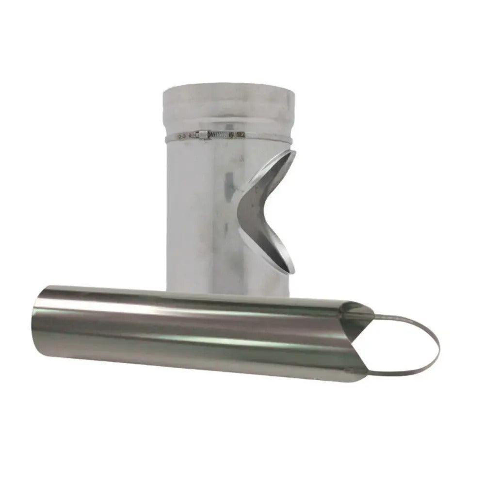 Copperfield Olympia 5.5" 316L-Alloy Stainless Steel Tee with Removable 22" Snout