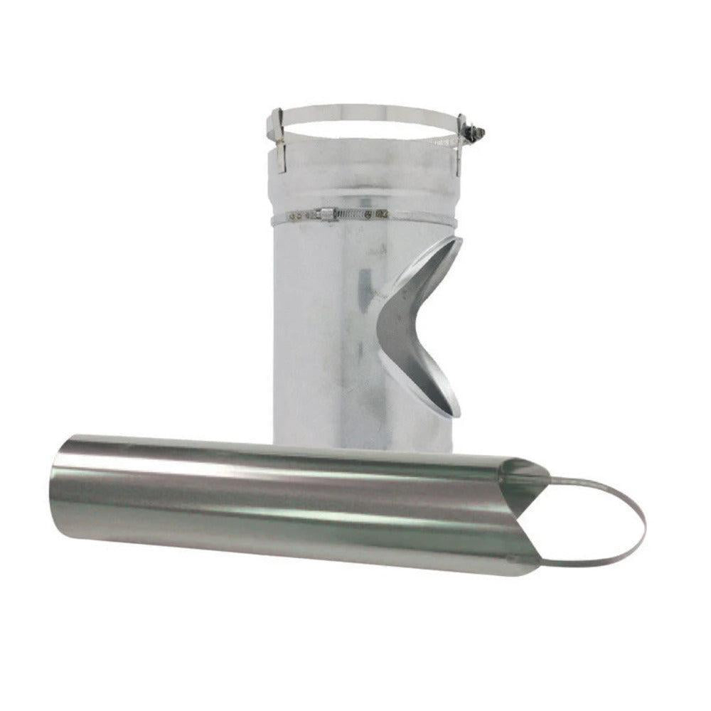 Copperfield Olympia 5.5" 316Ti-Alloy Stainless Steel Short Body Tee with Removable 22" Snout