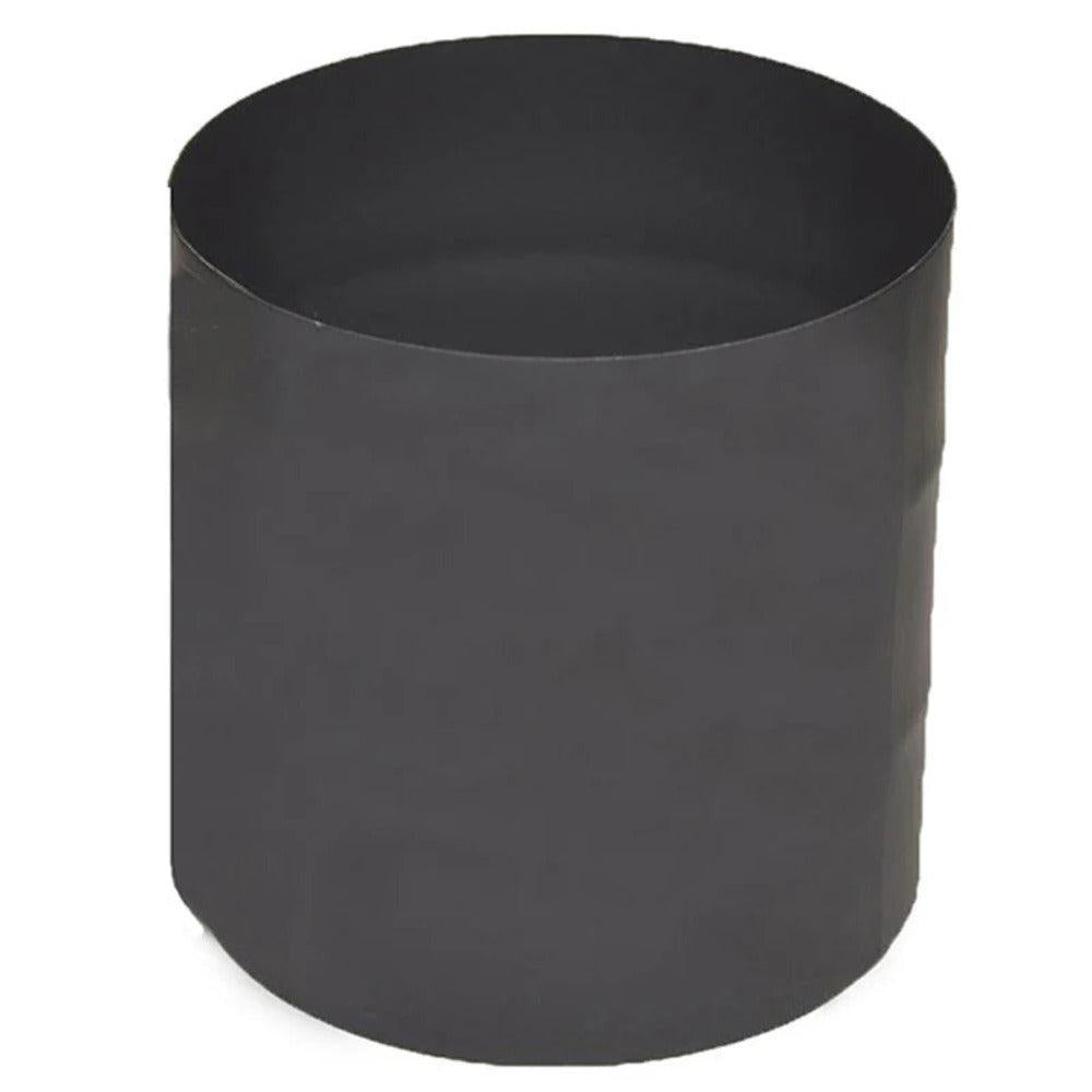 Copperfield Ventis 6" Single-Wall Black Stove Pipe 22-Gauge Cold-Rolled Steel-Male To Male Adaptor