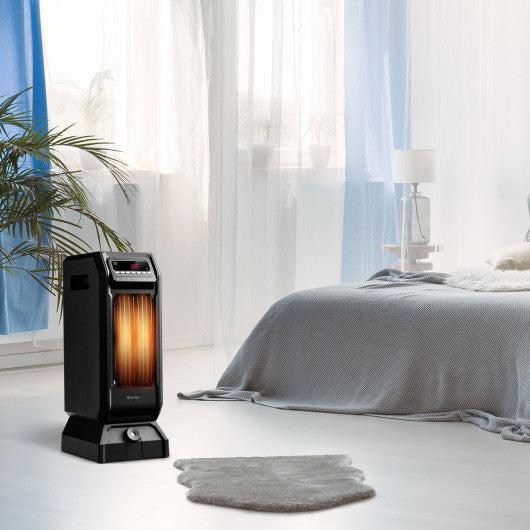 Costway 1500W 12H Timer Remote Control Electric Space Heater
