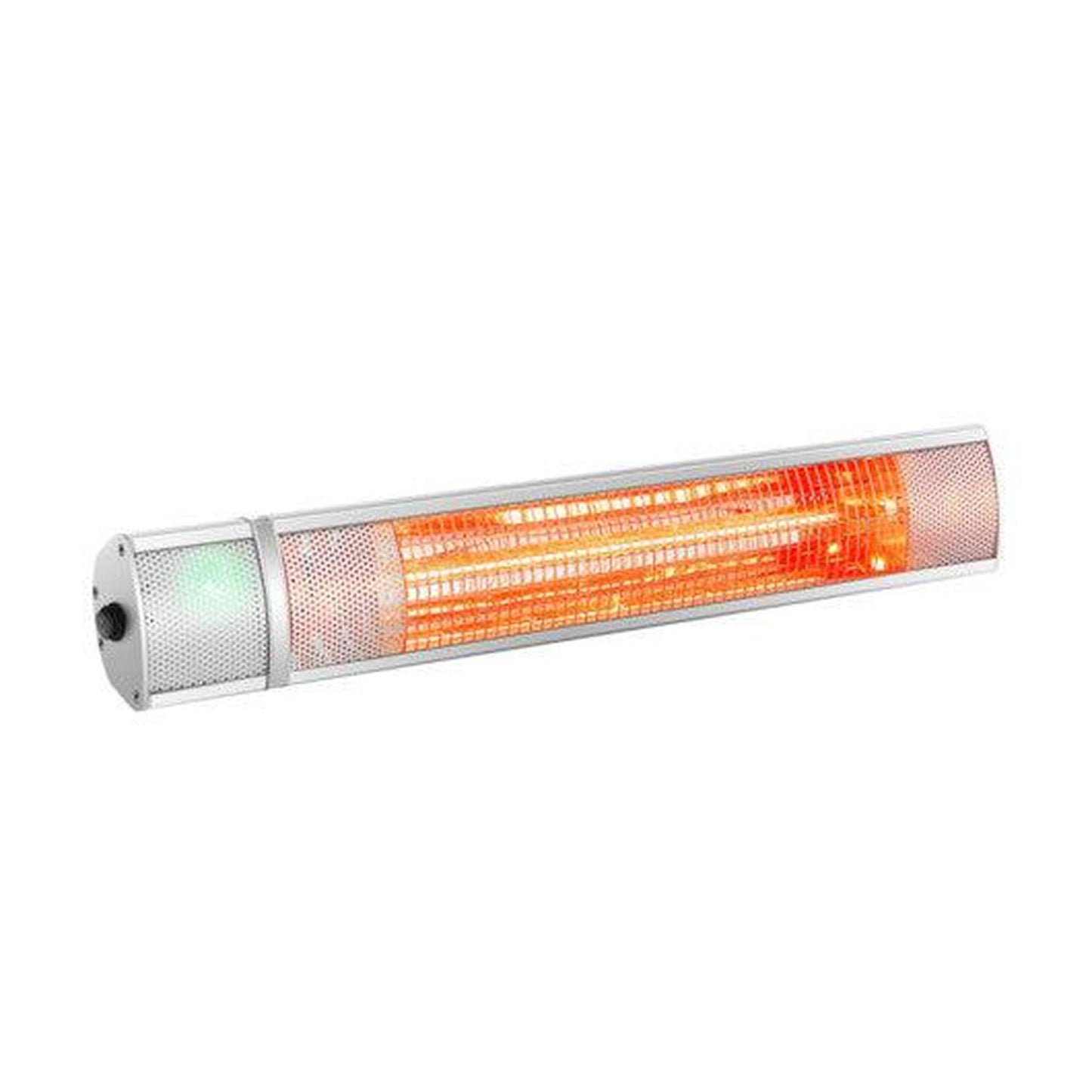 Costway 1500W Outdoor Electric Patio Heater with Remote Control - Silver