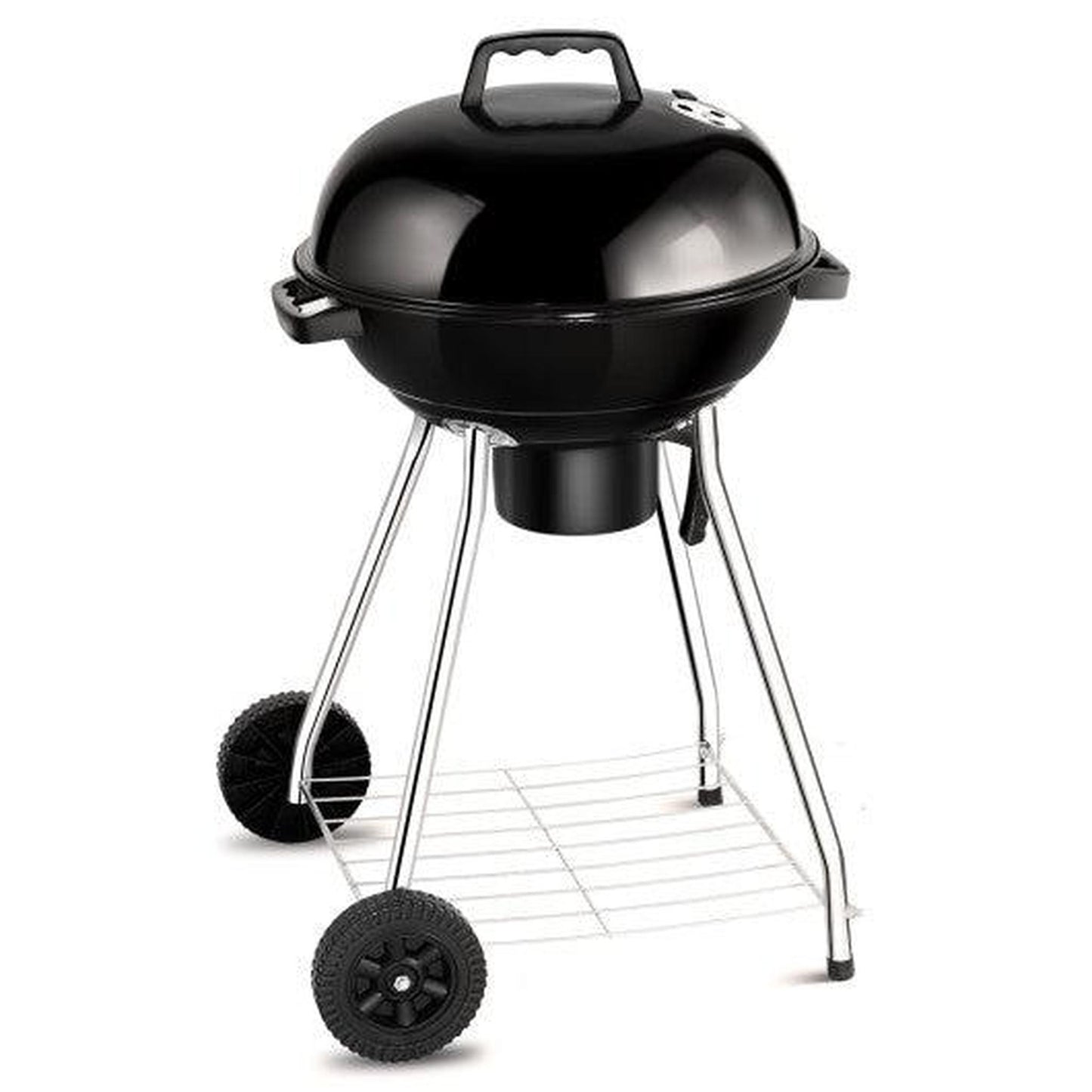 Costway 18.5" Outdoor Backyard Cooking Kettle Charcoal Grill with Wheels