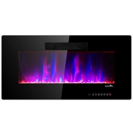 Costway 36" Recessed Wall Mounted Standing Electric Heater Electric Fireplace
