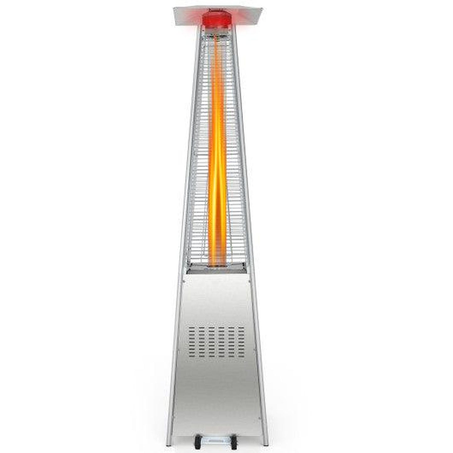 Costway 42,000 BTU Pyramid Patio Heater with Wheels