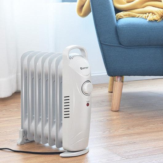 Costway 700W Heater Portable Electric Oil Filled Radiator