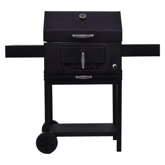 Costway Outdoor Charcoal BBQ Grill Backyard Barbecue Cooking