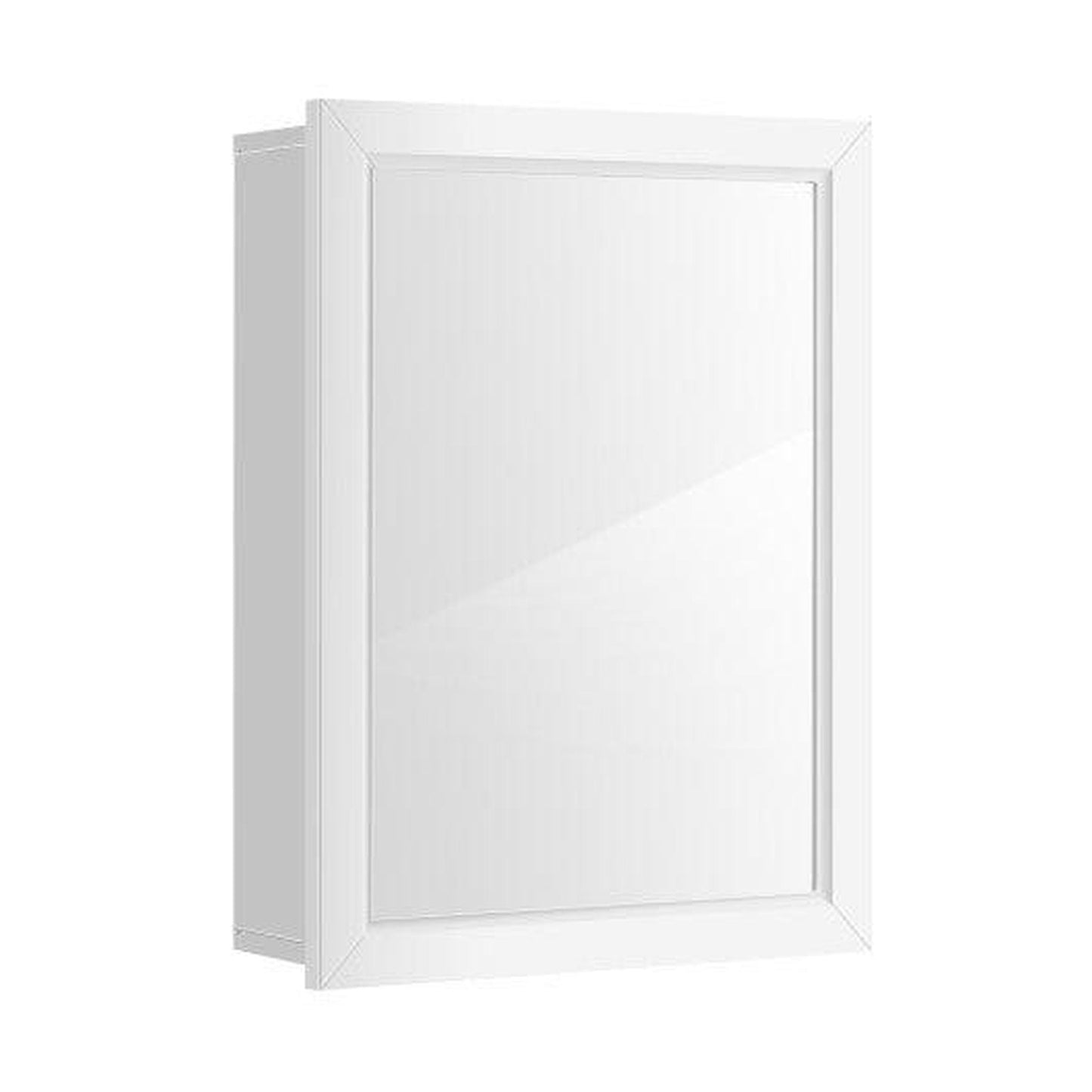 Costway Wall Mounted Adjustable Medicine Storage Mirror Cabinet