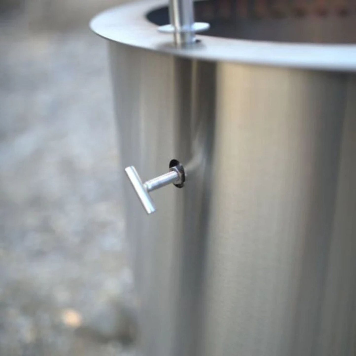 Coulee Colorado 21" Smokeless Multifuel Portable Stainless Steel Fire Pit