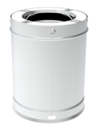 Country Stoves Snap-Pak 36" Stainless Steel Chimney Pipe for Wood Burning Vent Type Stoves & Fireplaces