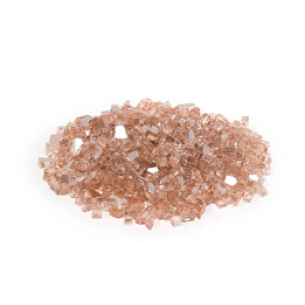 Crushed Champagne Reflective Fire Glass Media