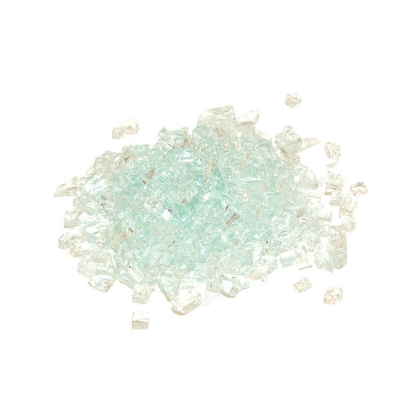 Crushed Clear Non-Reflective Fire Glass Media