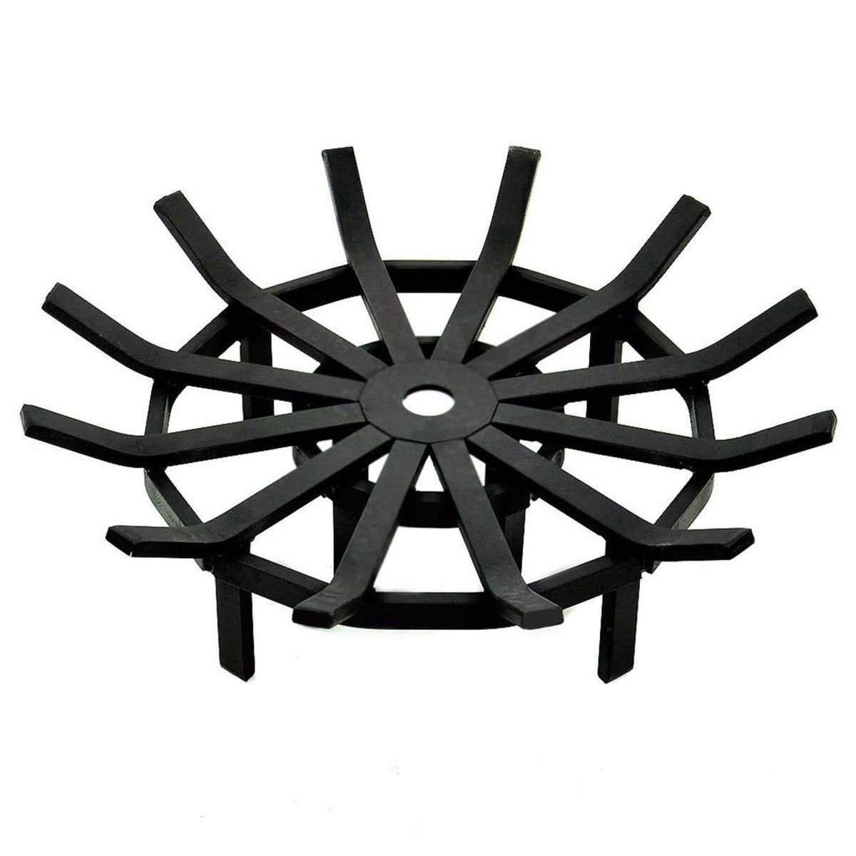Custom Firescreen 23" Black Spider Small Outdoor Fire Pit Grate