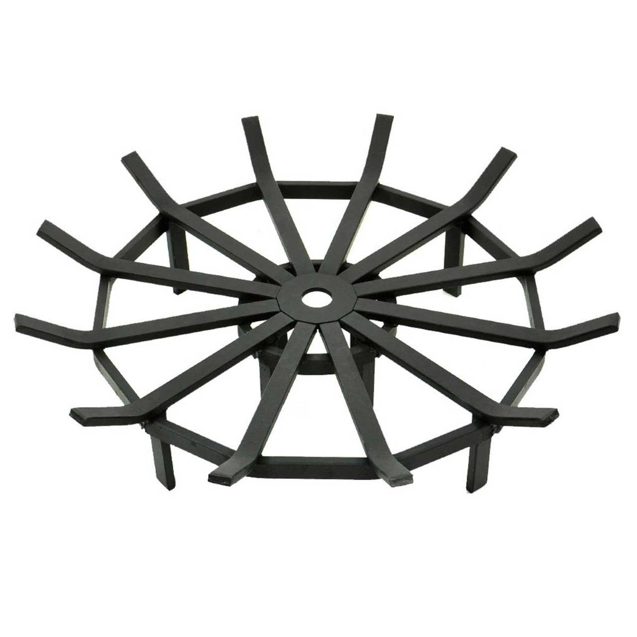Custom Firescreen 29" Black Spider Large Outdoor Fire Pit Grate