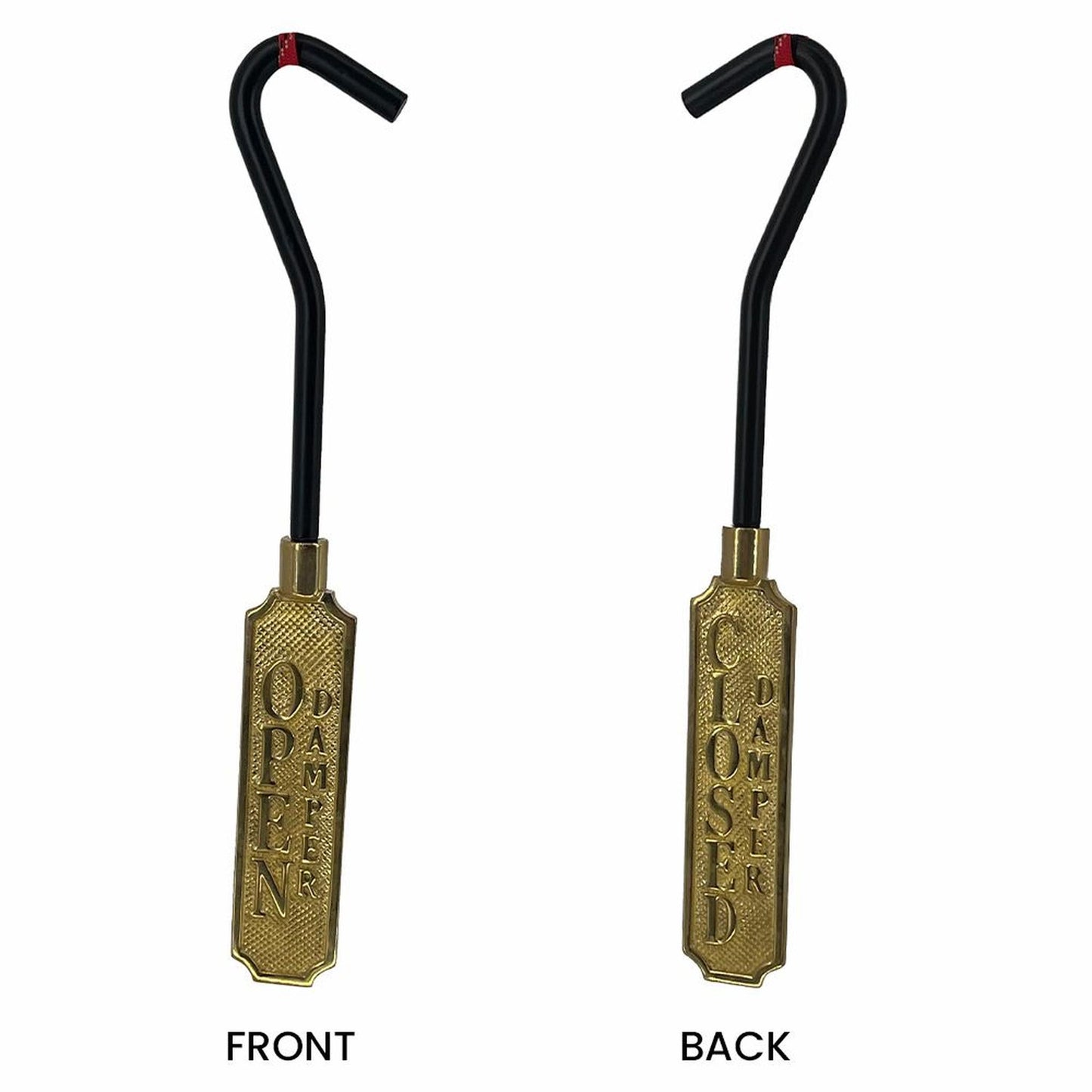 Dagan Industries 11" Polished Brass Damper Hook