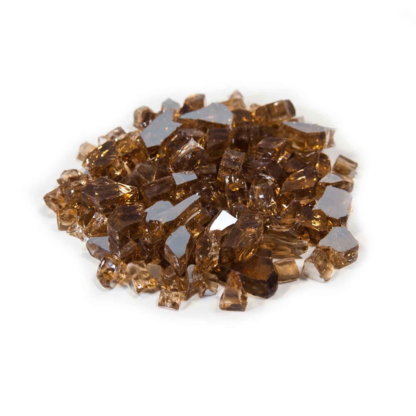 Dagan Industries 1/2" Copper Reflective Fire Glass (10 lbs)