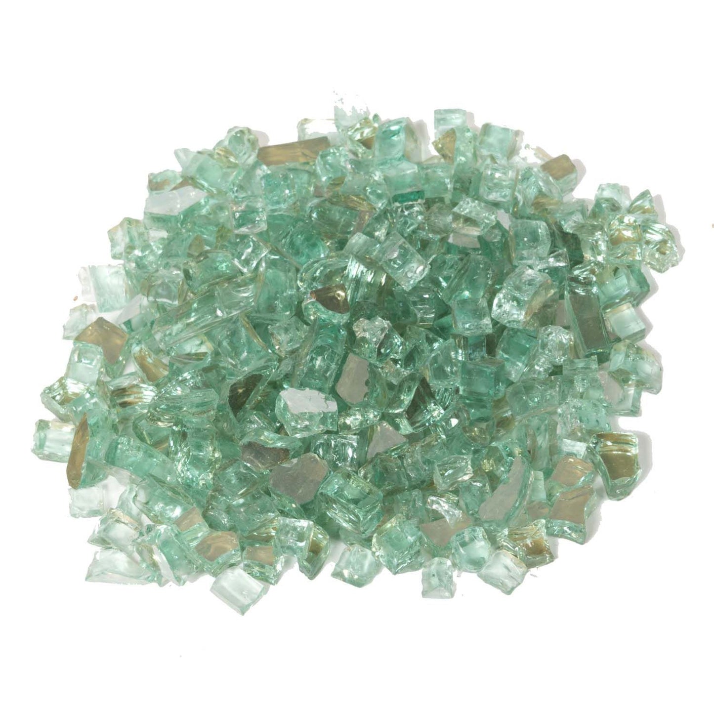 Dagan Industries 1/2" Mint Reflective Fire Glass (10 lbs)