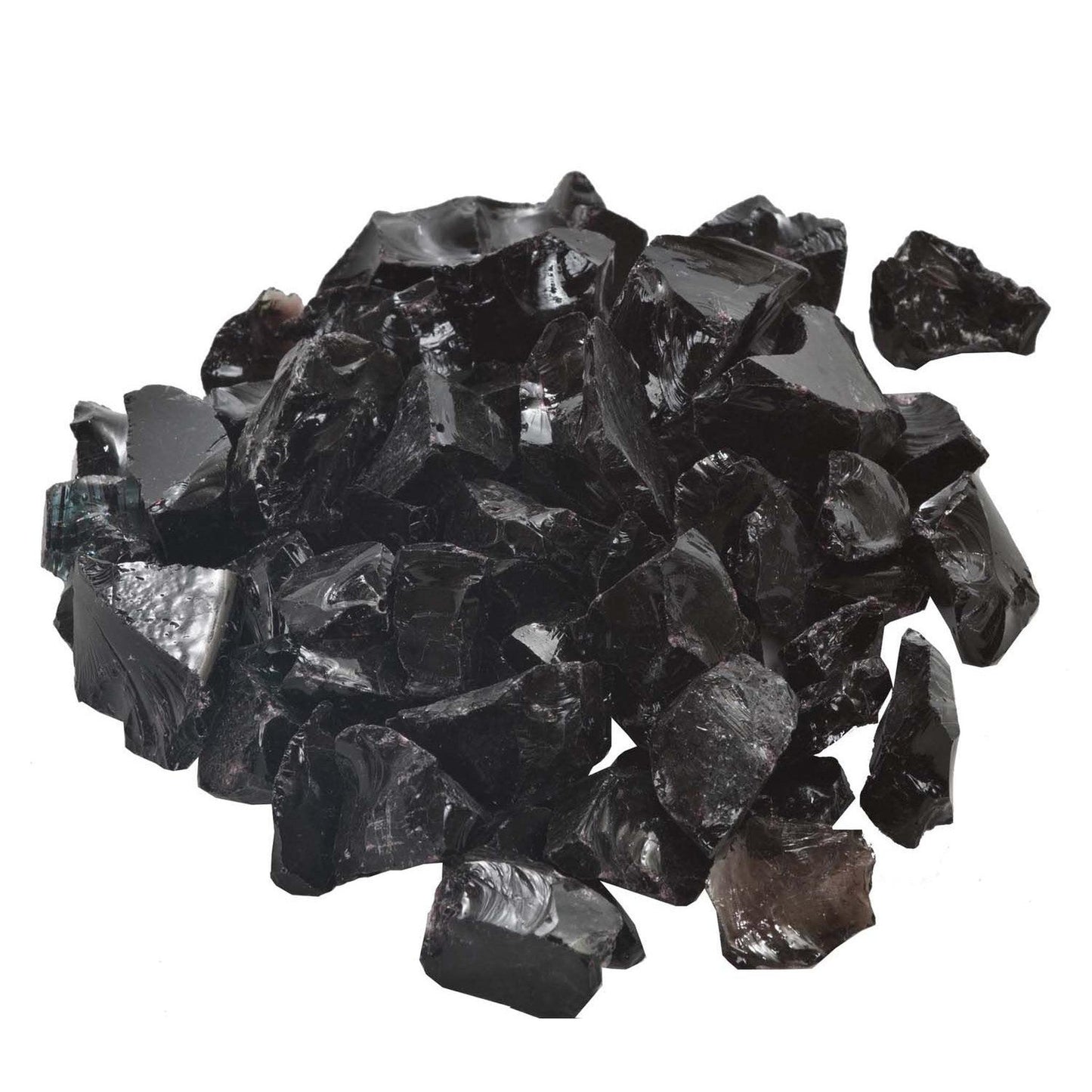 Dagan Industries 1/2" to 3/4" Black Fire Glass (10 lbs)
