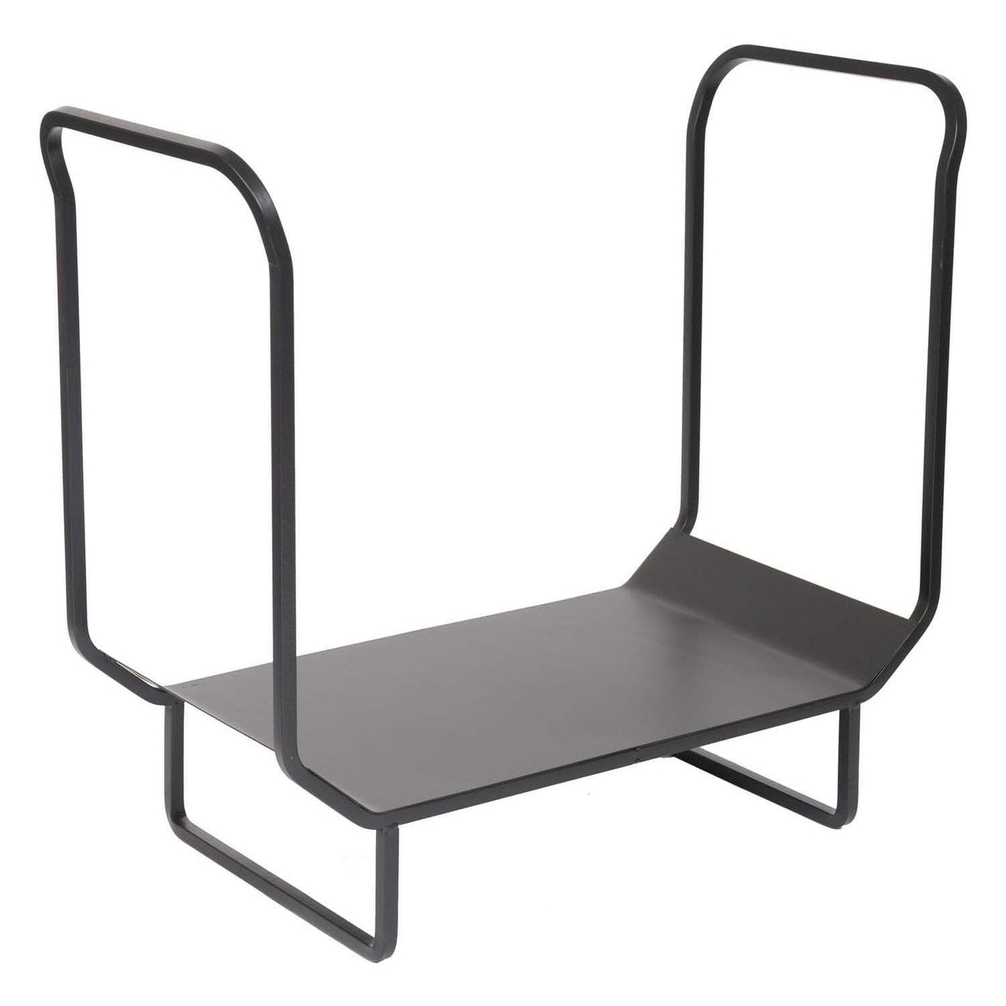 Dagan Industries 12" x 25" Black Steel Log Rack