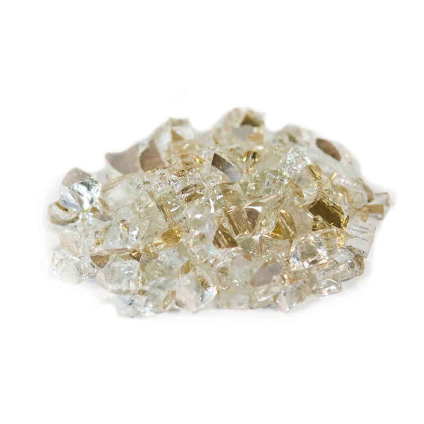 Dagan Industries 1/4" Gold Reflective Fire Glass (10 lbs)