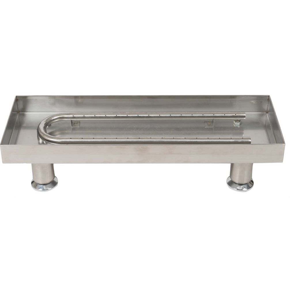 Dagan Industries 18" Stainless Steel Burner Pan With U-Burner