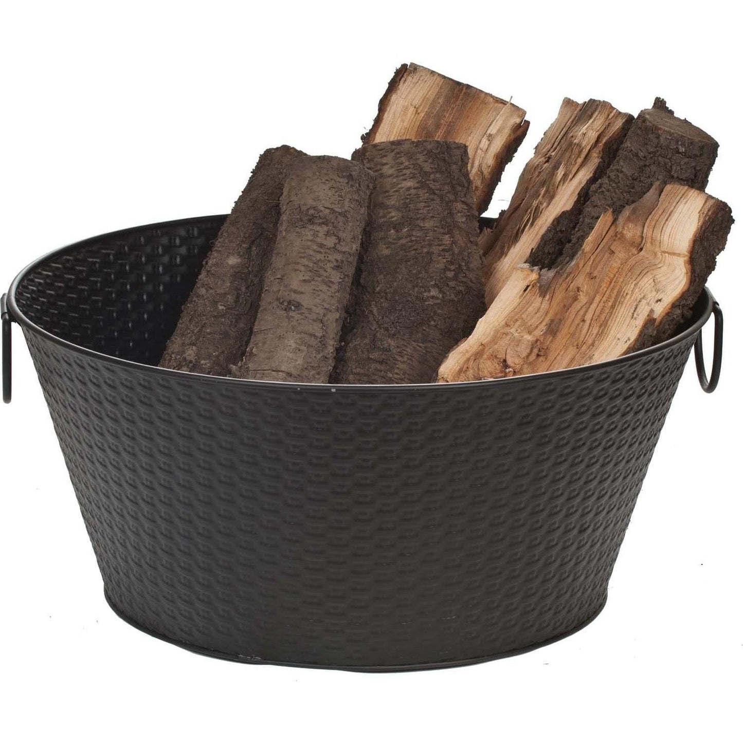 Dagan Industries 22" x 10" Log Bucket in Black - 1530