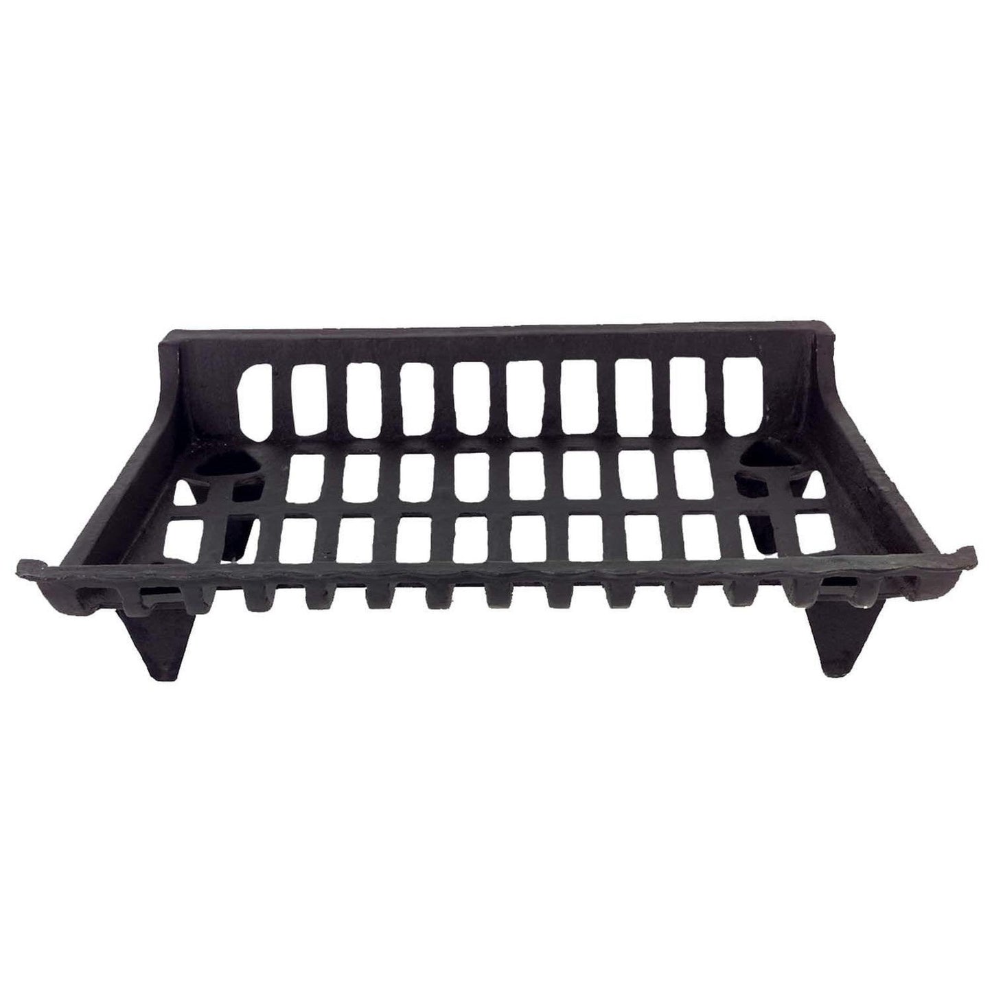 Dagan Industries 24" Black Cast Iron Basket Style Grate With Ends