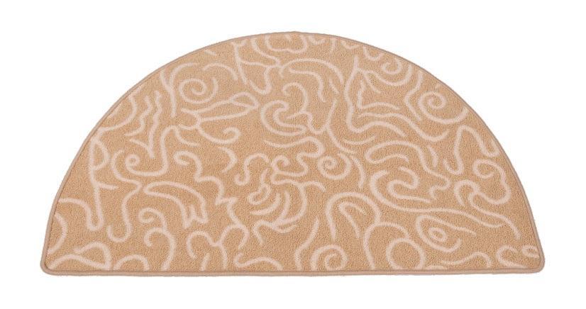 Dagan Industries 26" x 43" Beige & White Hearth Rug