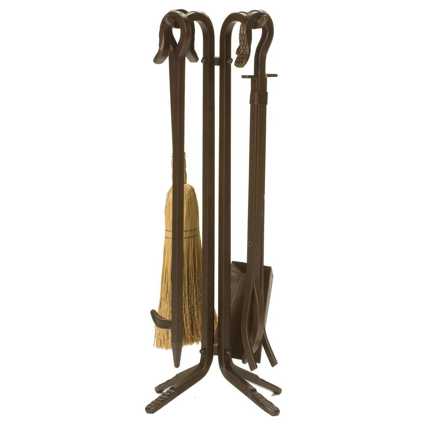 Dagan Industries 27" Bronze Wrought Iron 5-Piece Fireset