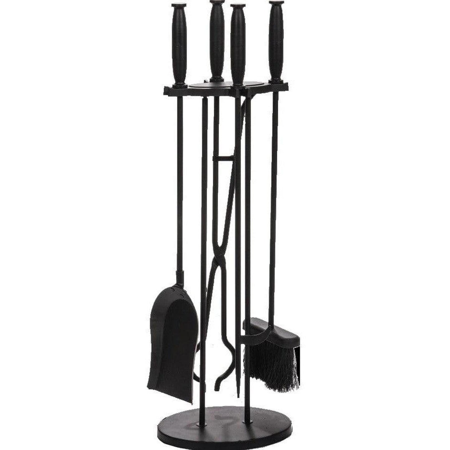 Dagan Industries 27" Five Piece Fireplace Tool Set in Black - 1632