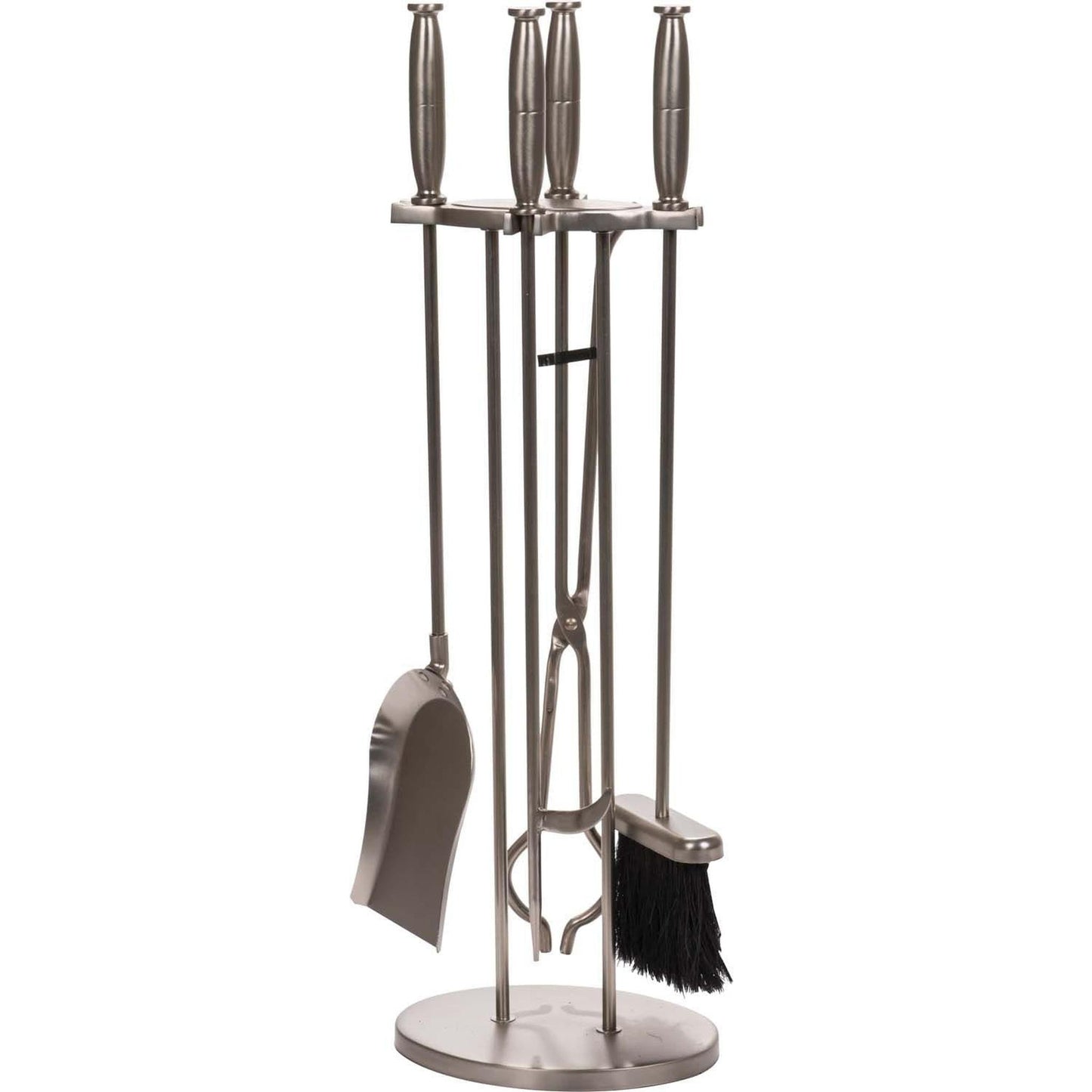 Dagan Industries 27" Pewter Finish 5-Piece Fireset