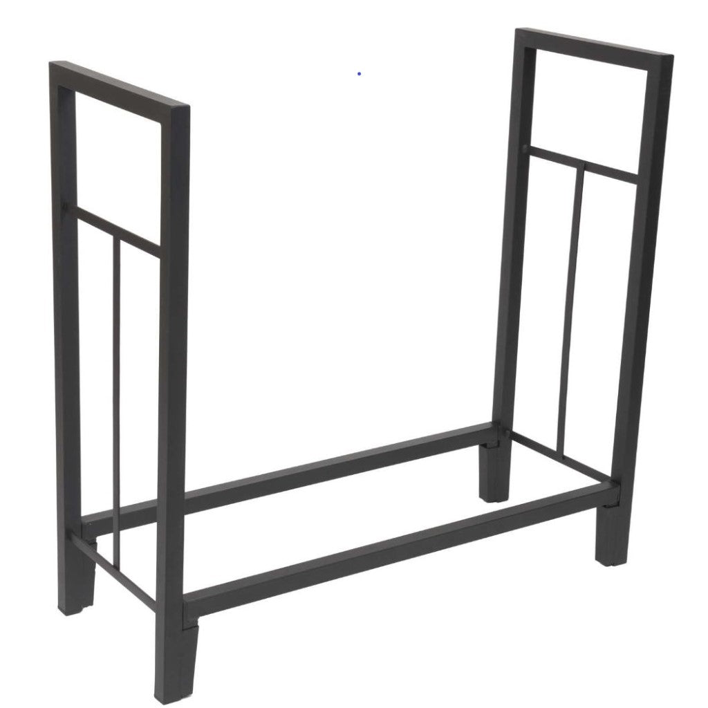 Dagan Industries 30" x 12" Black Steel Log Holder