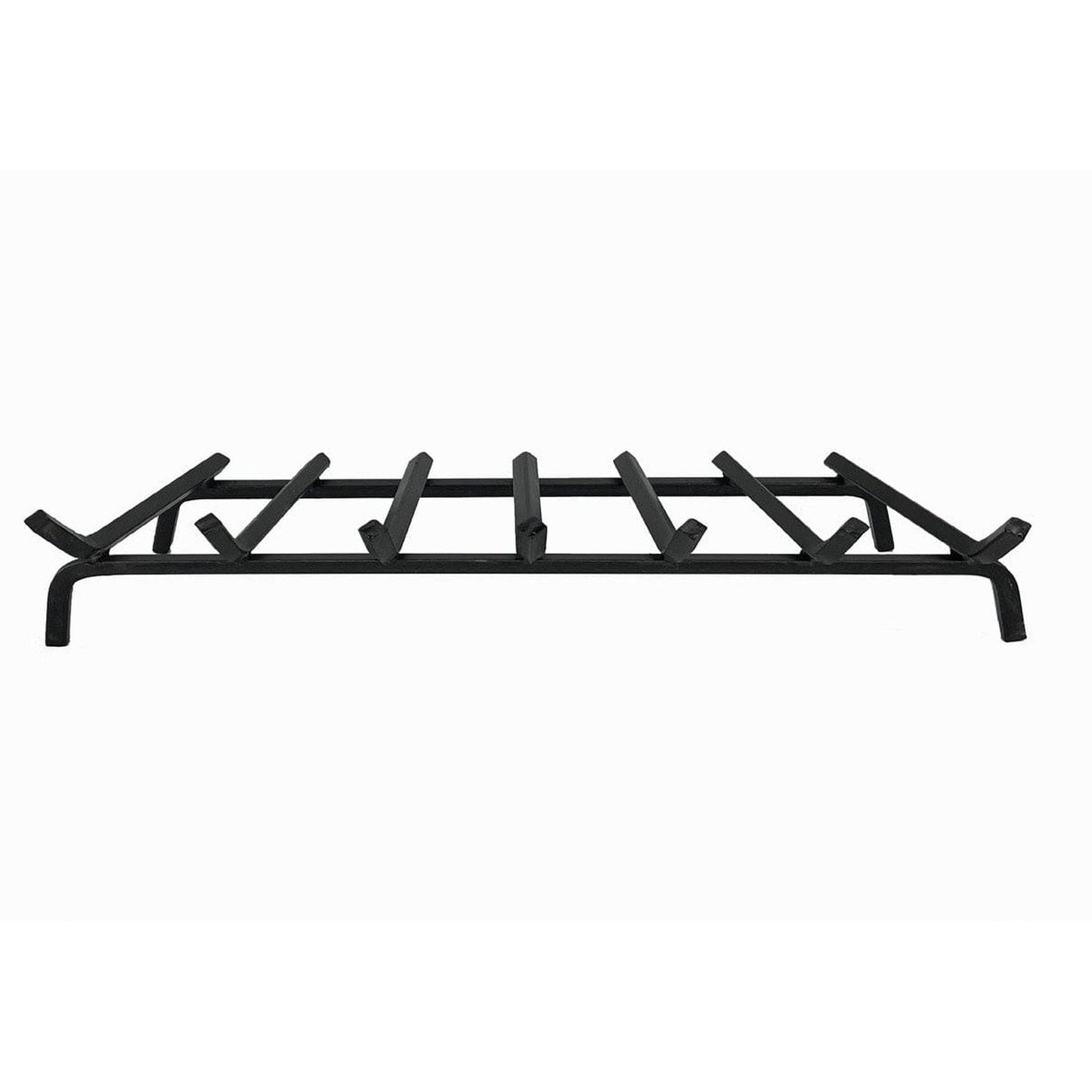 Dagan Industries 30" x 1/2" Square Black Steel 7-Bar Fireplace Grate