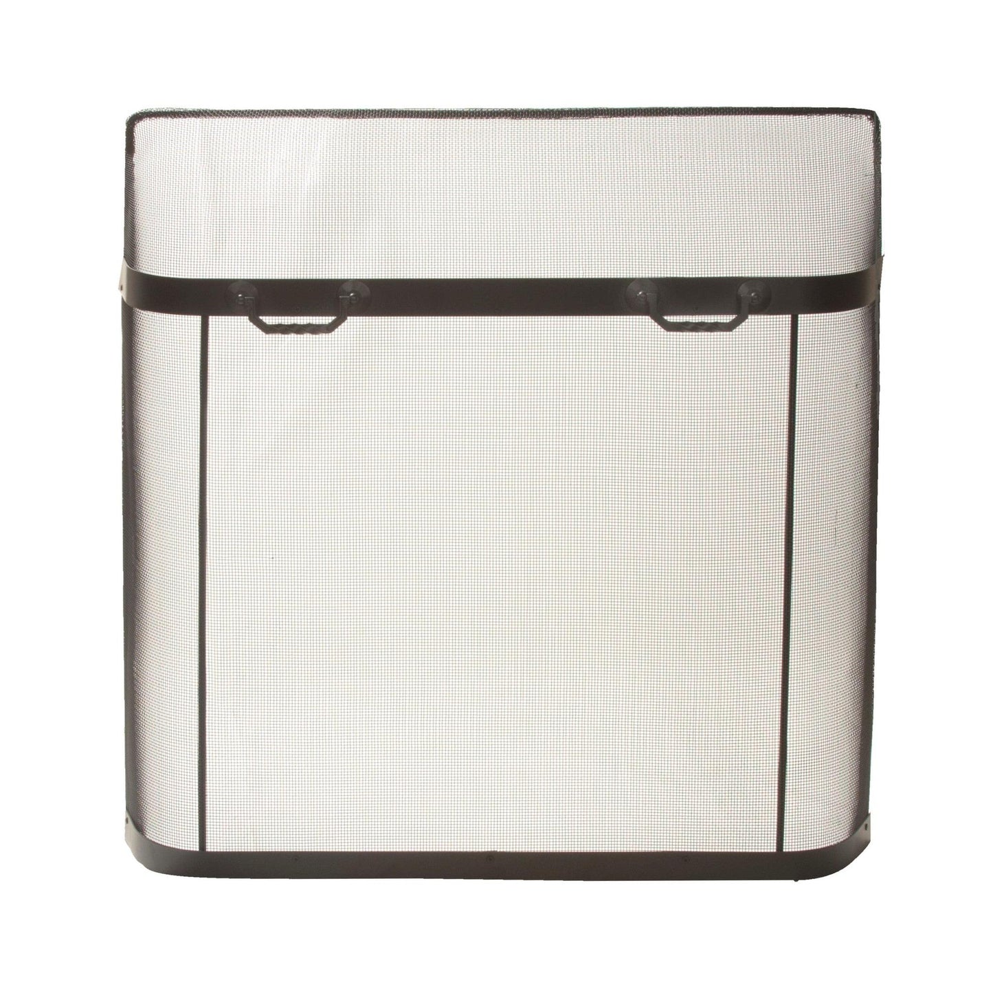 Dagan Industries 31" x 31" Black Spark Guard With Twist Handles