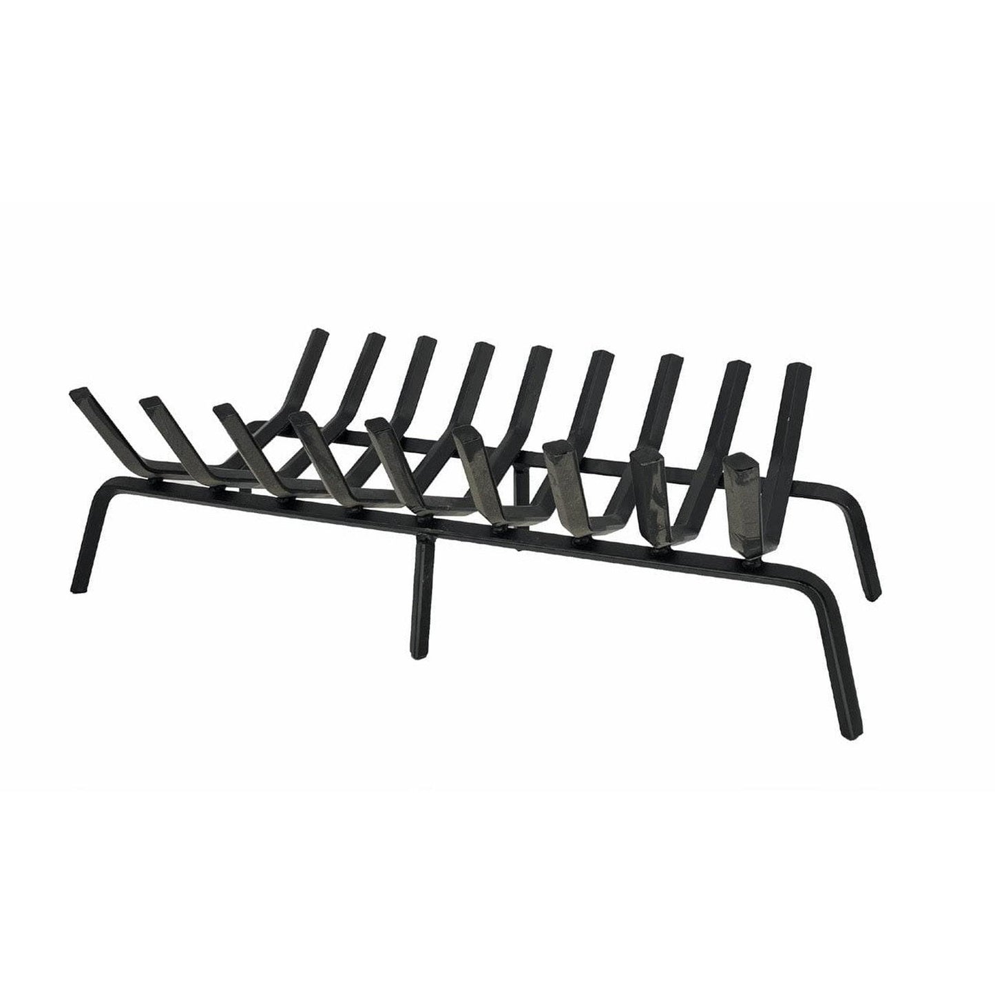 Dagan Industries 32" Black Steel Rectangle Style 9-Bars Fireplace Grate