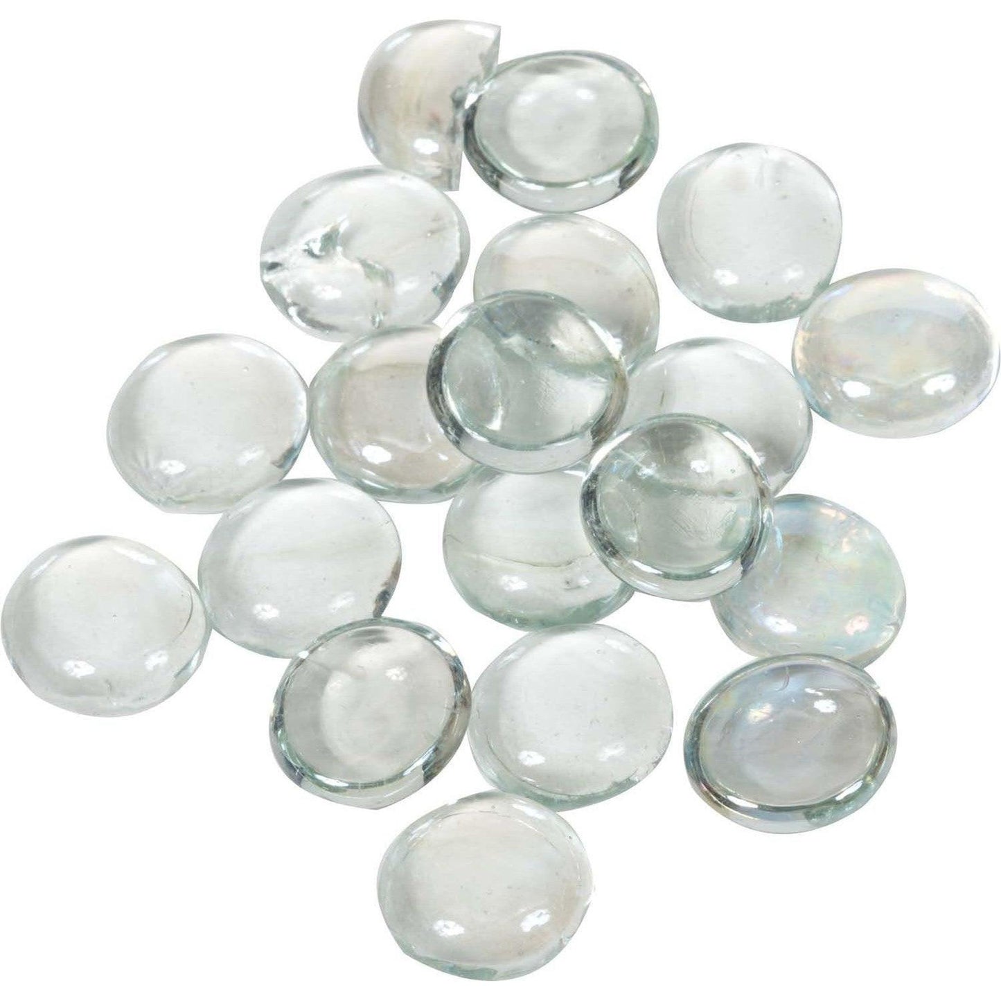 Dagan Industries 3/4" Clear Iridescent Fire Beads (10 lbs)