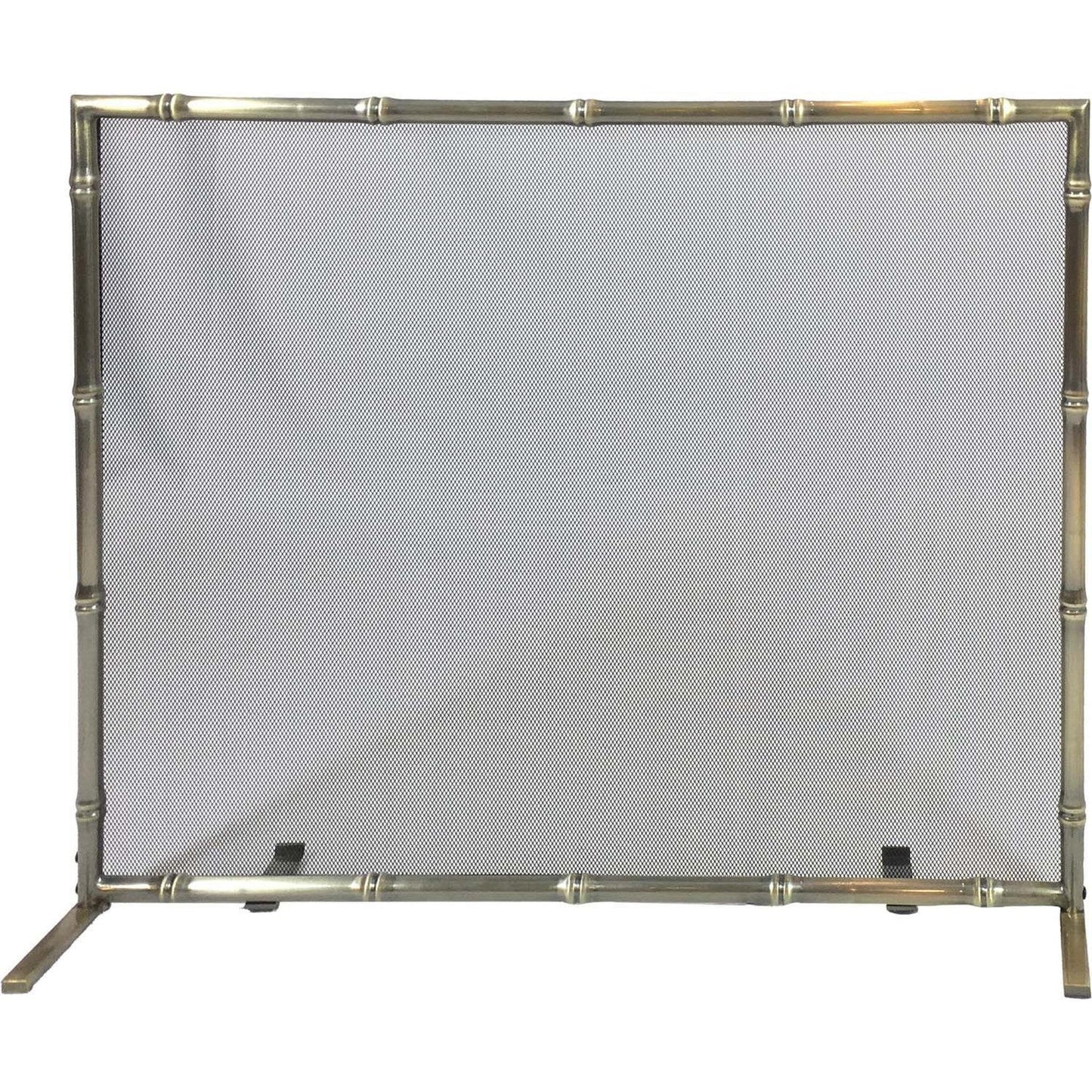 Dagan Industries 38" x 31" Antique Brass Bamboo Design Panel Screen