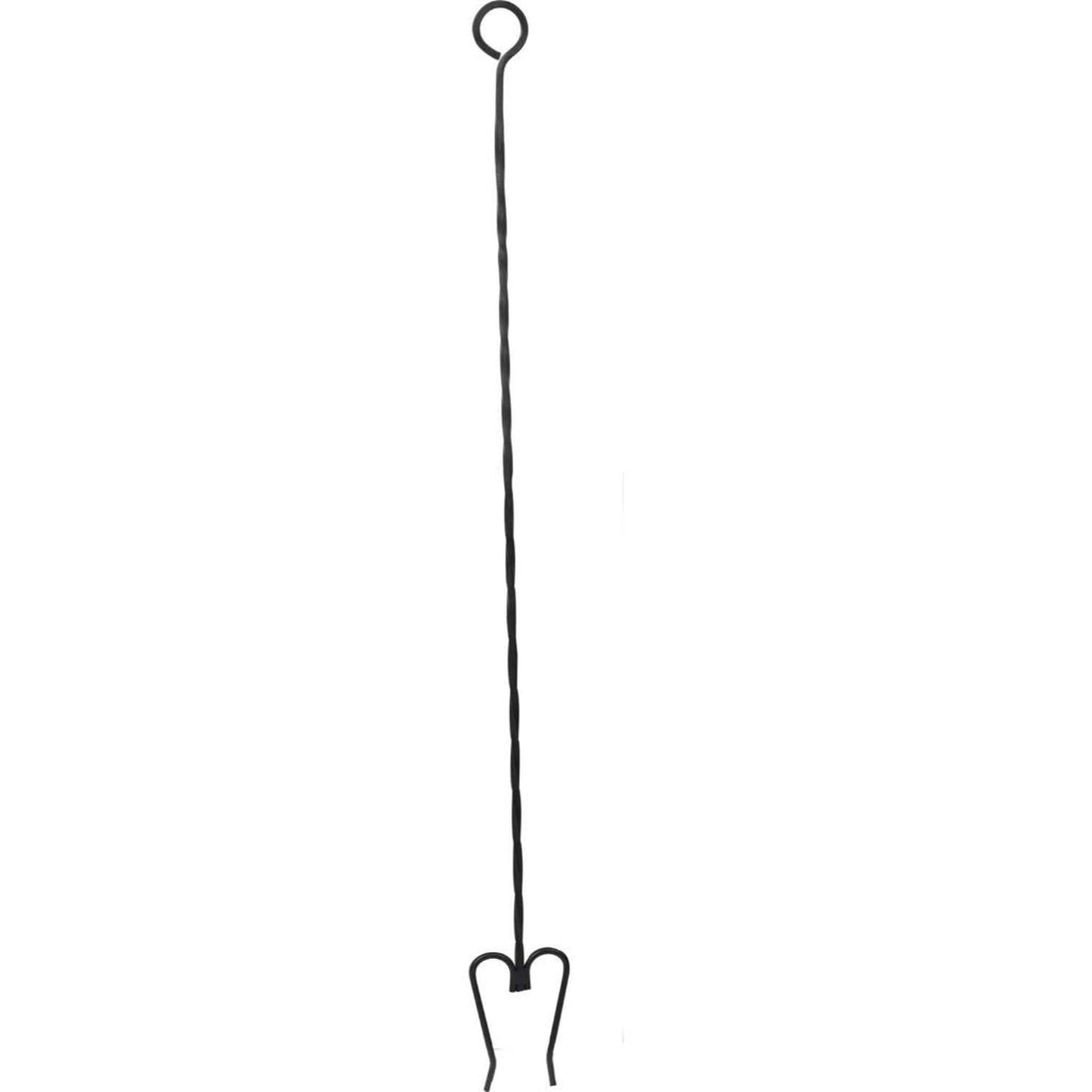 Dagan Industries 39" Black Wrought Iron Poker Fork