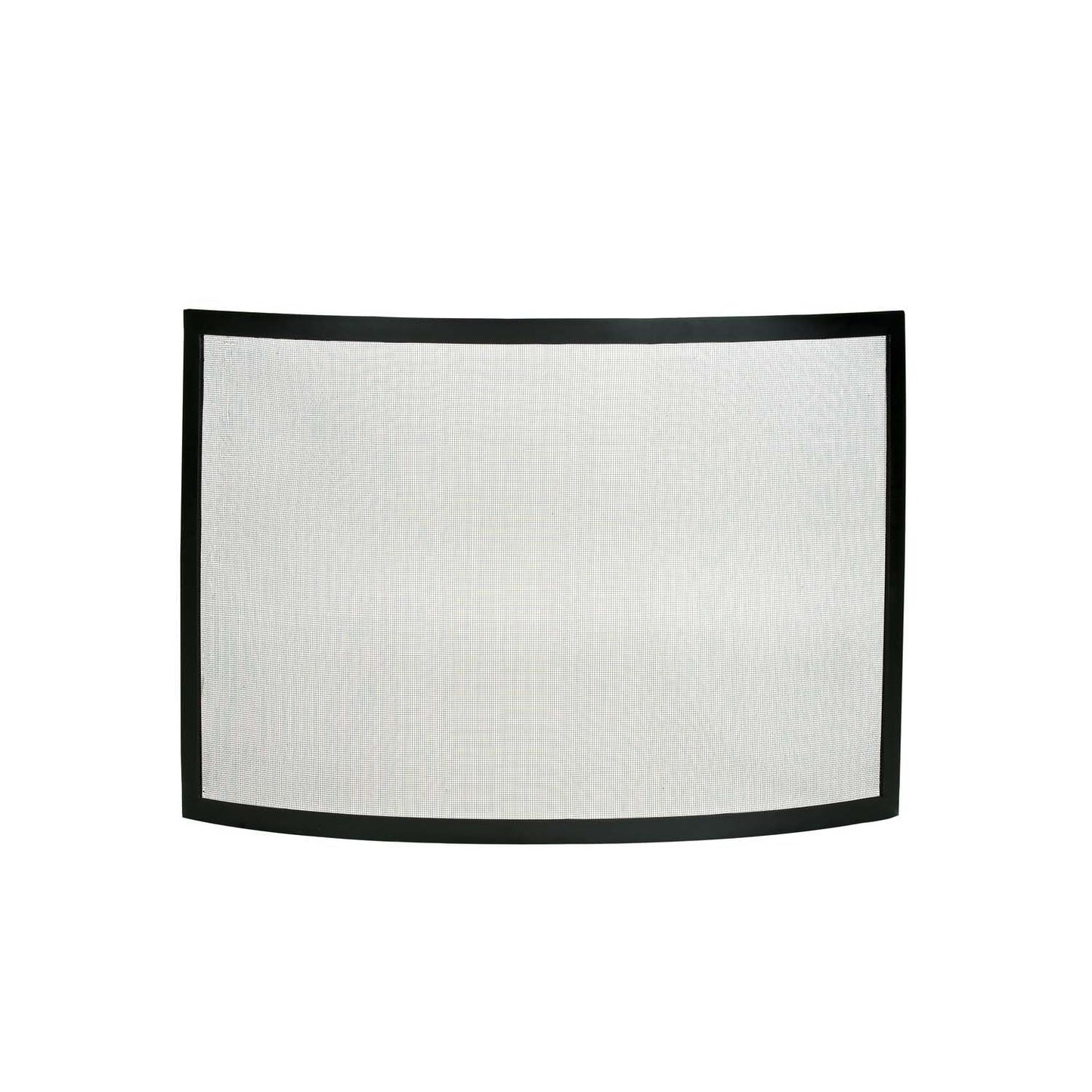 Dagan Industries 39" x 30" Black Bowed Design Fireplace Screen