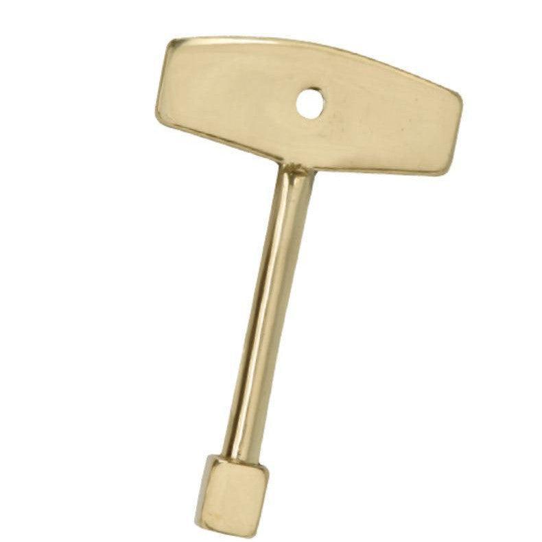 Dagan Industries 4" Brass Gas Valve Key for 1/4" Socket