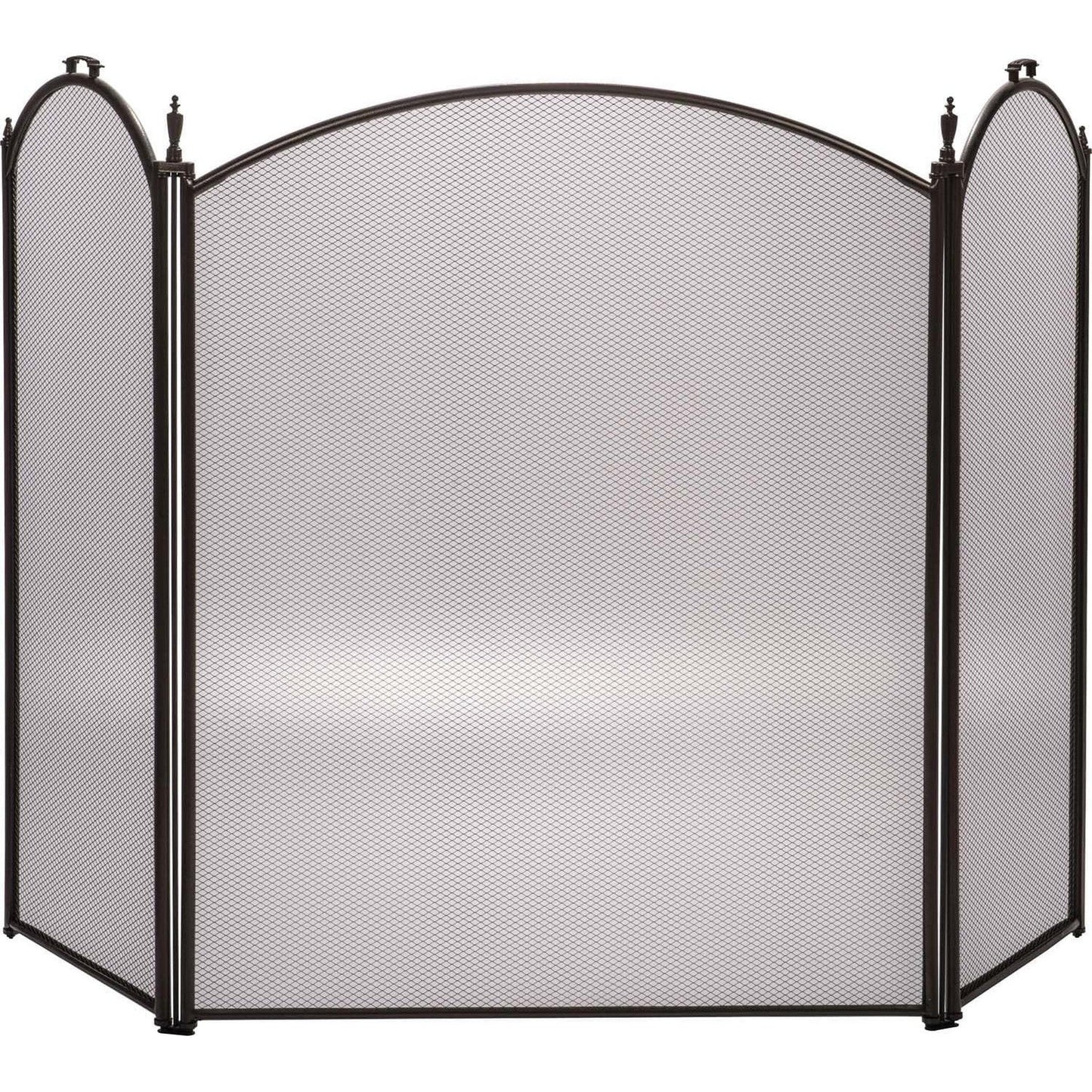 Dagan Industries 52" x 32" Three Fold Bronze Arched Fireplace Screen (3132-9B)