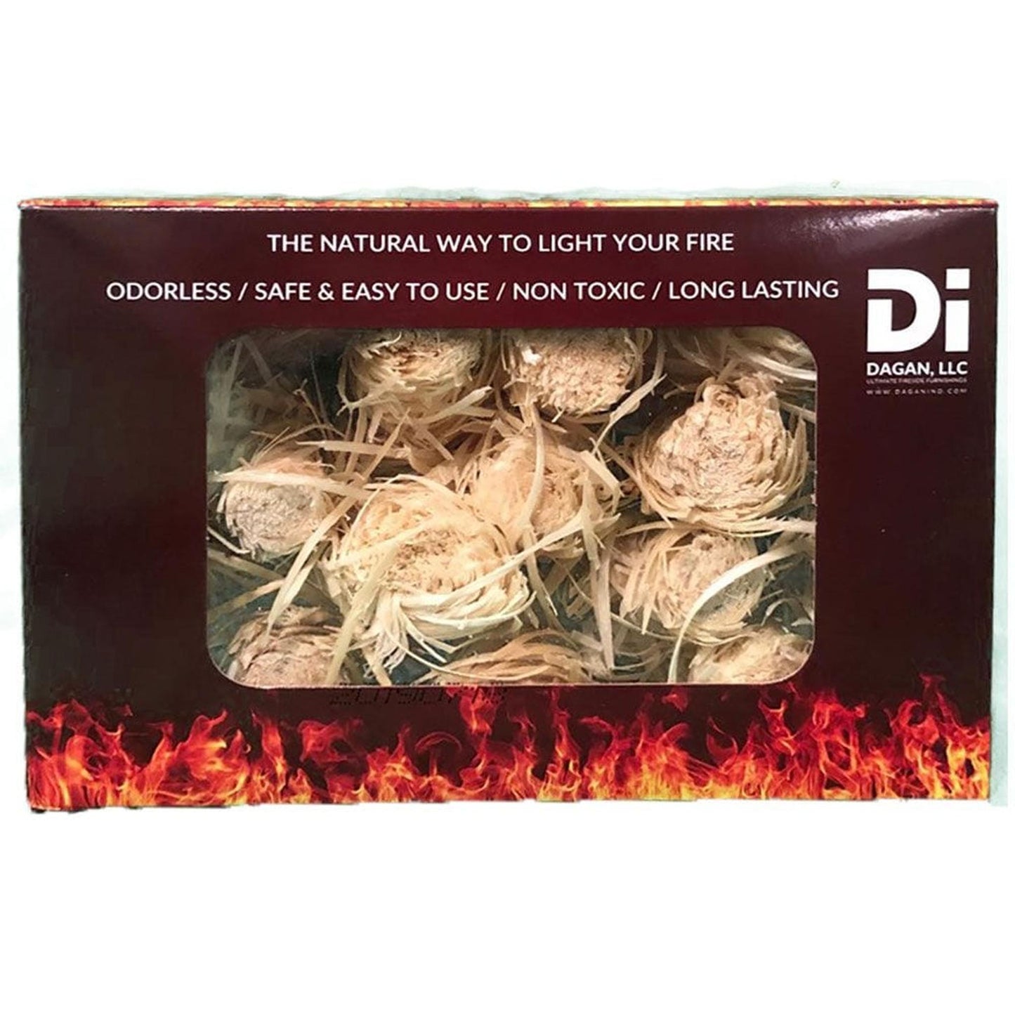 Dagan Industries All Natural Fire Starter Wooden Wool & Paraffin Wax
