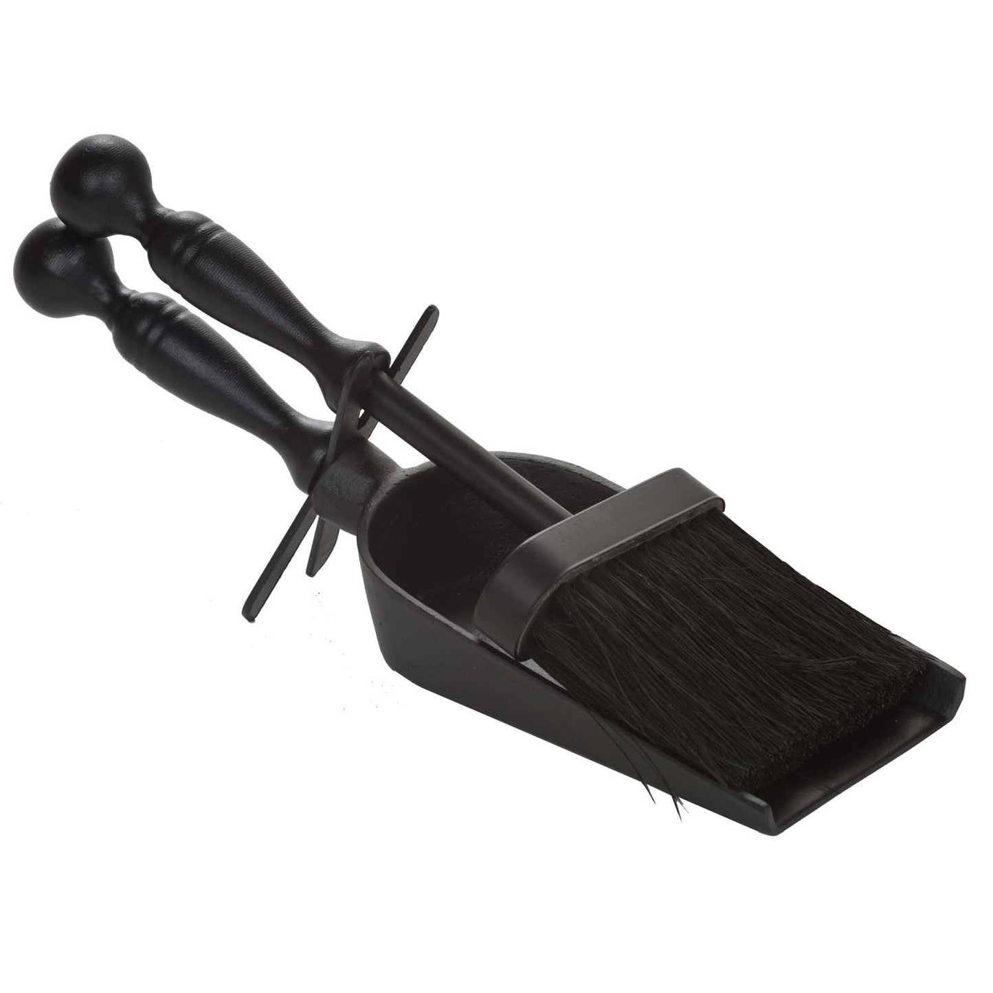 Dagan Industries Black Steel Ash Brush and Shovel