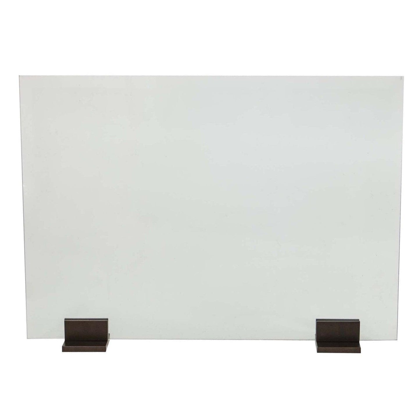 Dagan Industries Bronze Finish Pair of Glass Screen Bases