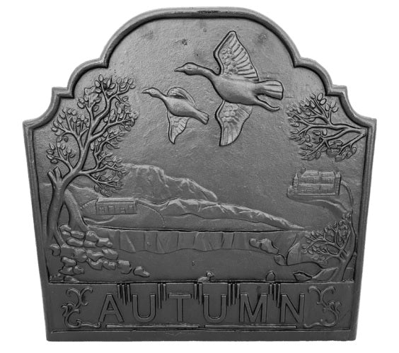 Dagan Industries FB-AU 21" Black Fireplace Fire Back