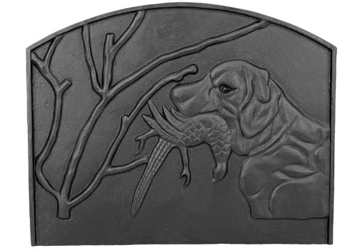 Dagan Industries FB-DOG 19" Black Fireplace Fire Back