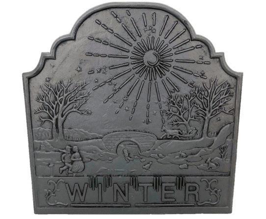 Dagan Industries FB-WI 21" Black Fireplace Fire Back