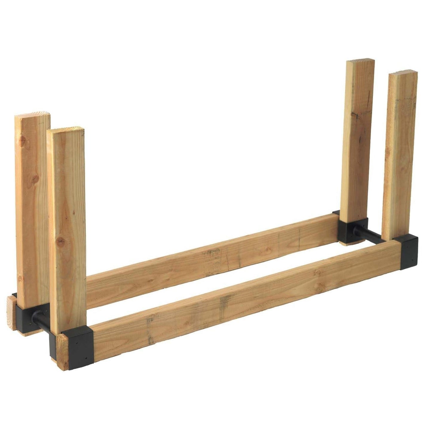 Dagan Industries Pair of Black Log Brackets