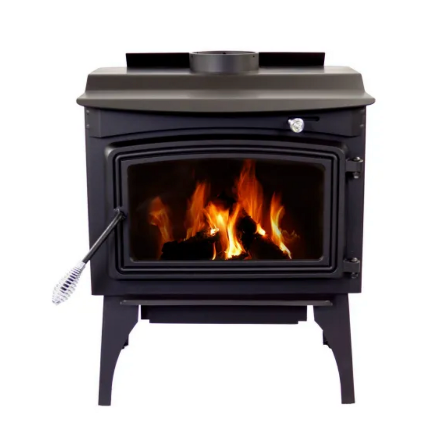 Design Specialties 26" Black Medium Wood Stove with Legs