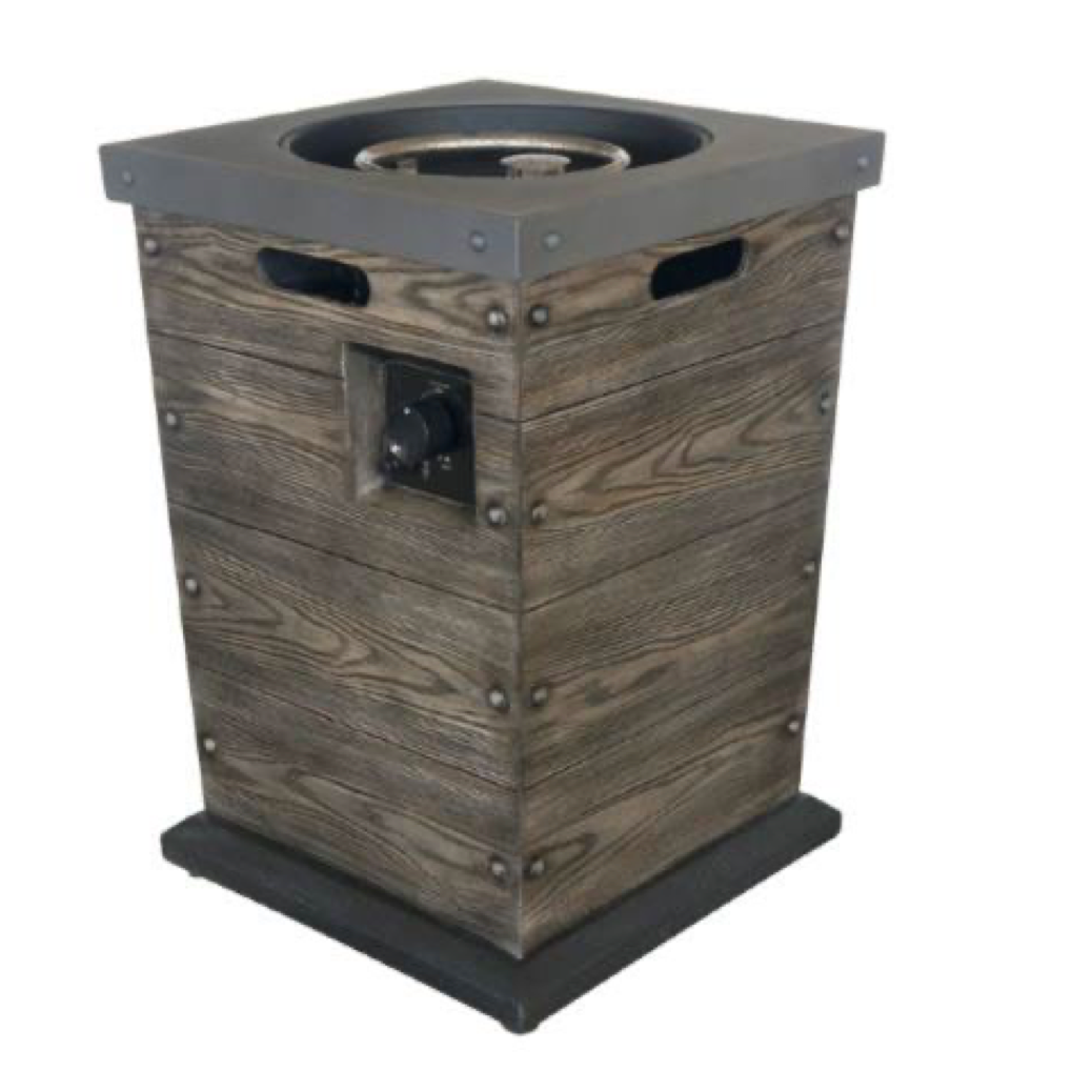 Design Specialties Cedar 19" Ridge Gas Fire Column