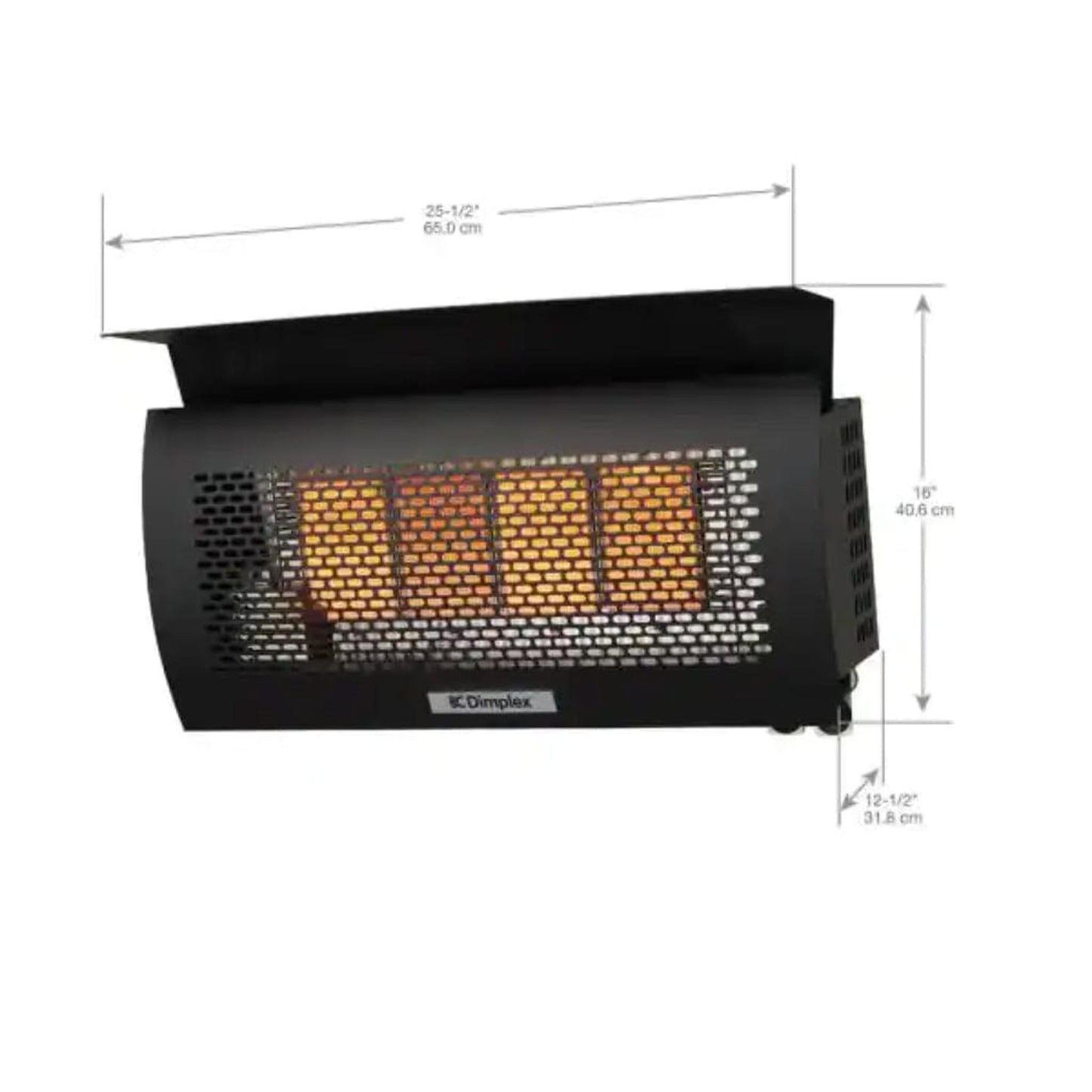 Dimplex DGR Series 25" Outdoor Wall-Mounted Natural Gas Infrared Heater